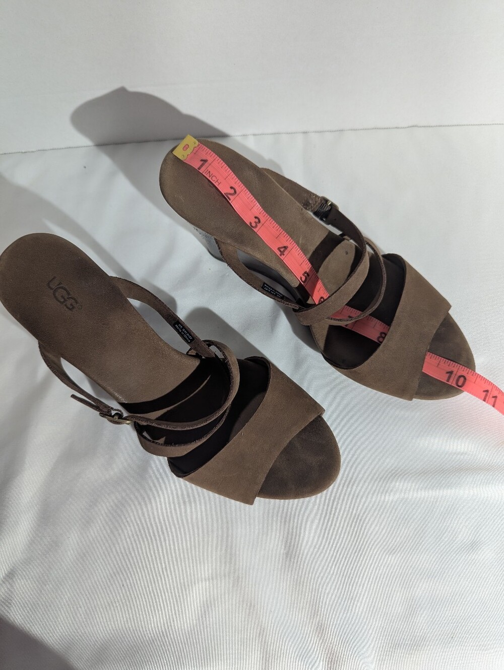 UGG Strppy Wedges Size 8